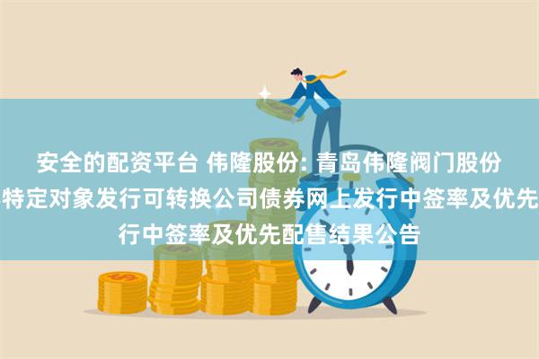 安全的配资平台 伟隆股份: 青岛伟隆阀门股份有限公司向不特定对象发行可转换公司债券网上发行中签率及优先配售结果公告