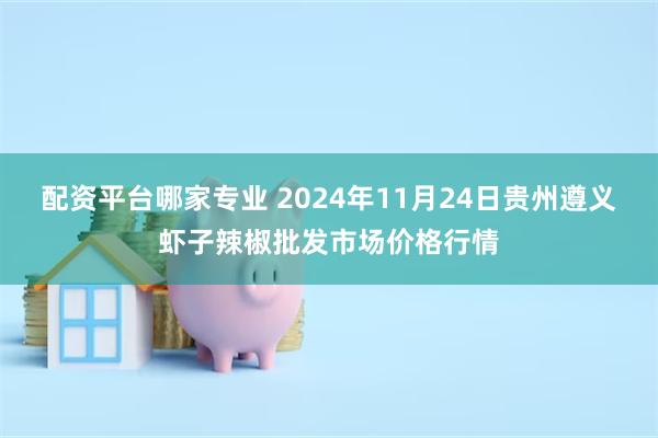 配资平台哪家专业 2024年11月24日贵州遵义虾子辣椒批发市场价格行情